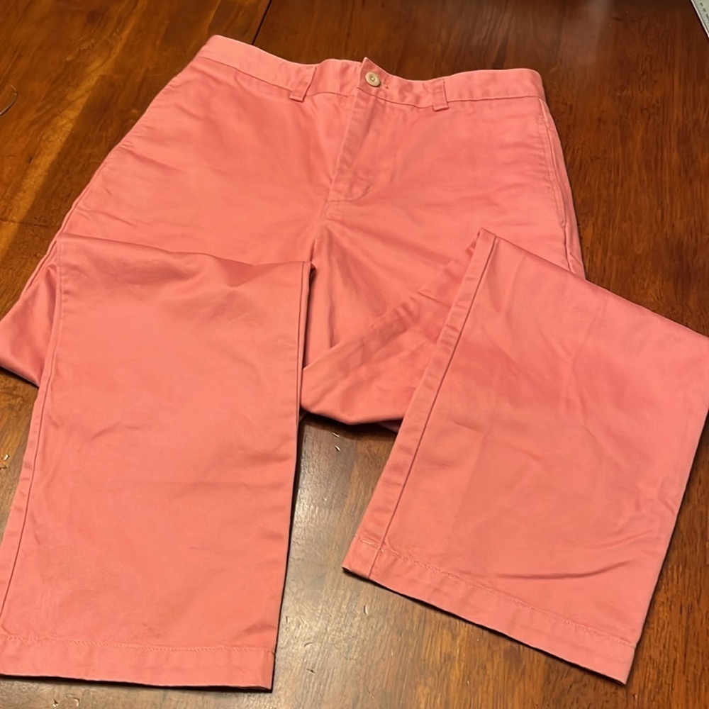 Vineyards Vines salmon pink girls 14 khaki pants